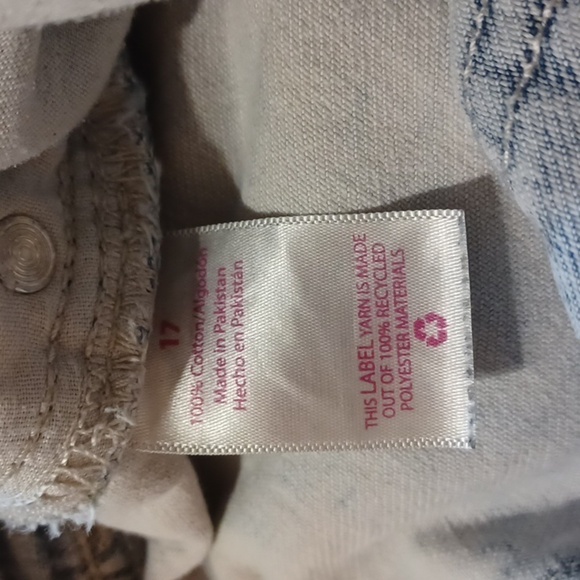 Womans No Boundries Short Button Fly PreWash Jean Shorts Sz17 Juniors - Picture 5 of 8